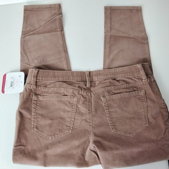 COPY - Isabel Maternity Pink Skinny Corduroy Expandable Side Panel Maternity Pa… - Picture 2 of 9